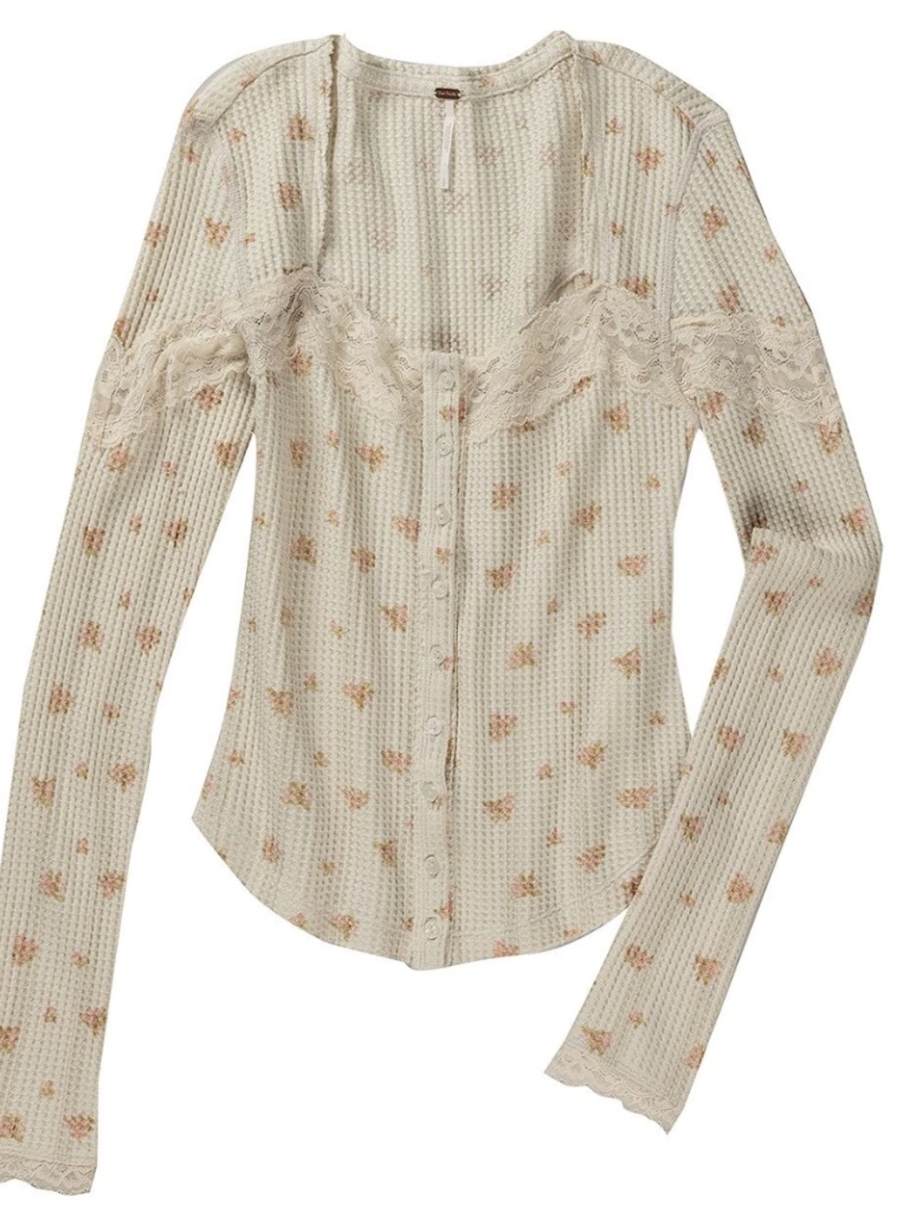 Free People Lets Party Print Cardi